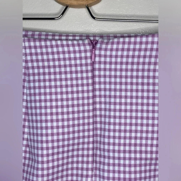 Urban Outfitters Lavender Gingham Mini Skirt - Picture 7 of 8